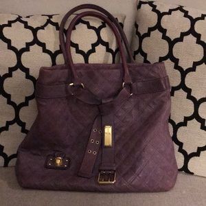 Marc Jacobs Purple Tote-Leather